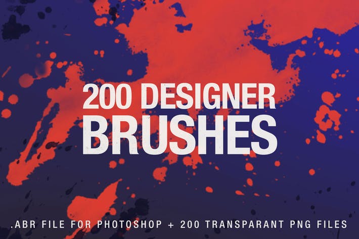 200 Designer Brushes for Photoshop