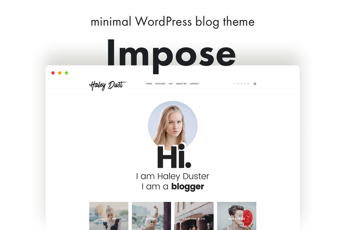 Impose Blog - A WordPress Blog Theme For Bloggers